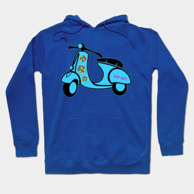 Vespa Hoodie by artdemarta 